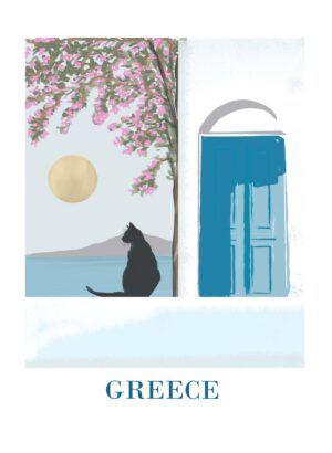 Greece Travel Poster