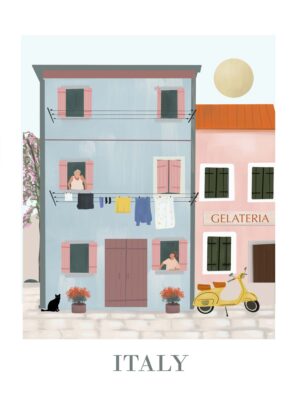 Italy 3 Travel Poster