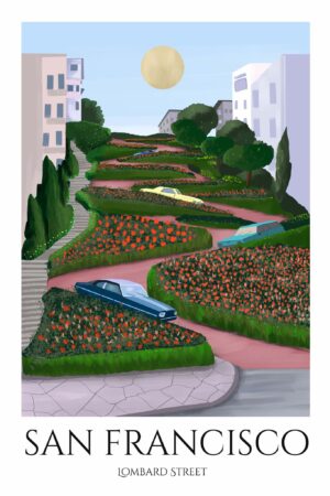 San Francisco Travel Poster