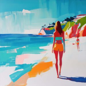 Ocean in Brushstrokes 8