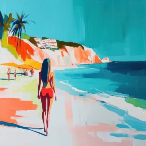 Ocean in Brushstrokes 17