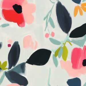 Vibrant Strokes & Stems 1